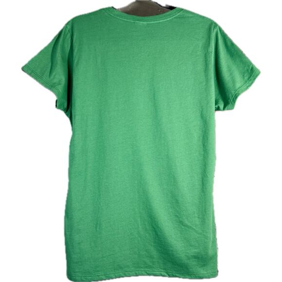 NWT Teenage Mutant Ninja Turtles Ladies Large Novelty Shirt Green Retro 90’s Y2K - Picture 2 of 6